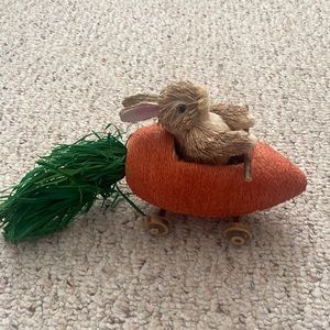 🧡PIER 1 BUNNY DRIVING CARROT RACE CAR🧡 Easter rabbit